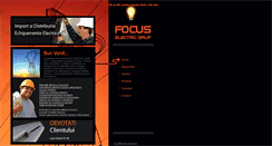 Desktop Screenshot of focuselectric.ro